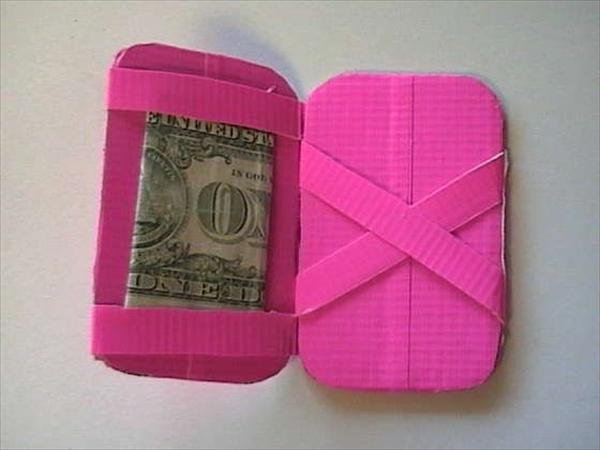 Pink Duct Tape Wallet