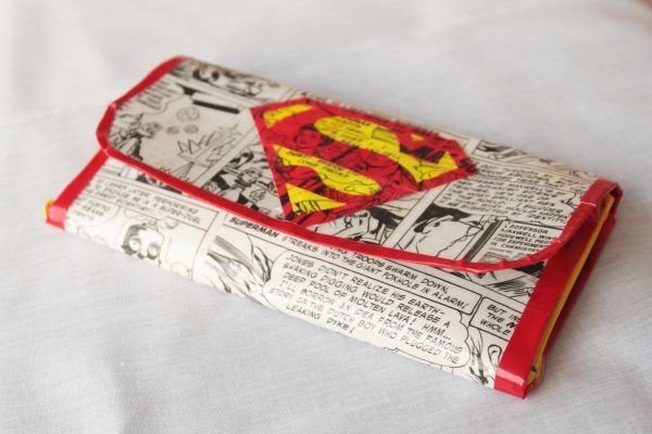 Superman Duct Tape Wallet
