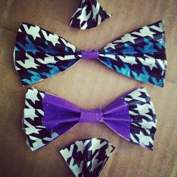 duct tape hair bow