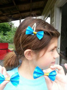 duct tape hair bow