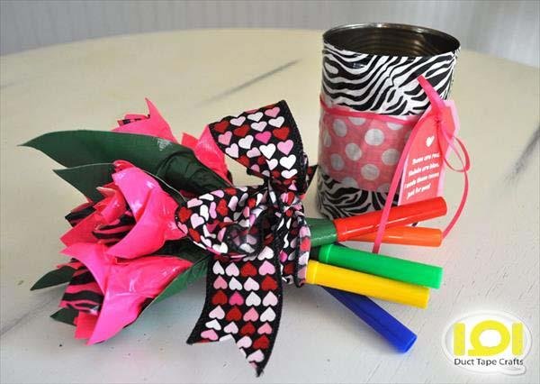 duct tape rose