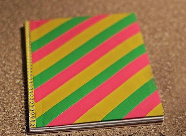 Duct Tape Notebook Cover