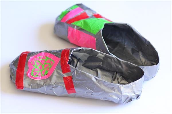 Duct Tape Slippers