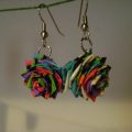 homemade duct tape earrings