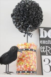 diy halloween duct tape topiary