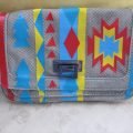 duct tape hand patterned bag