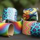 diy duct tape cardboard bracelets