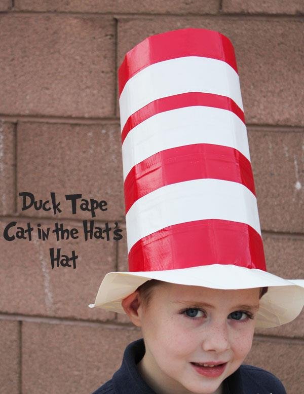 handmade duct tape hat