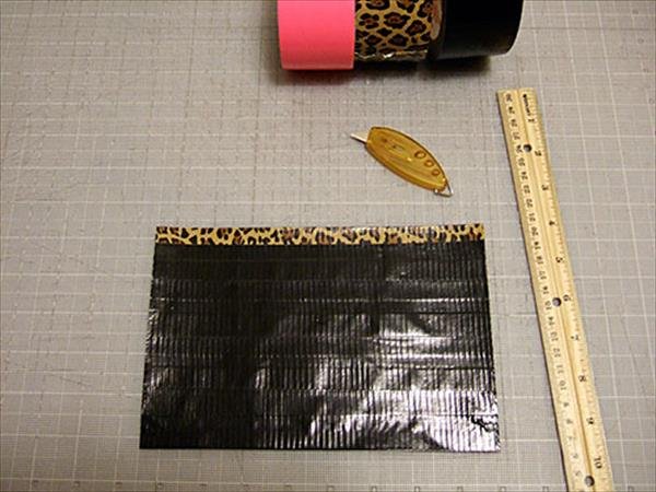 making a sheet out of duct tape