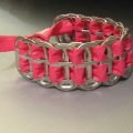 handmade duct tape and soda can tabs bracelet