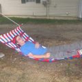 diy handmade duct tape hammock