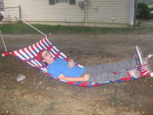 diy handmade duct tape hammock